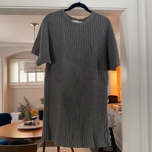 LIKE NEW gray sweater dress S